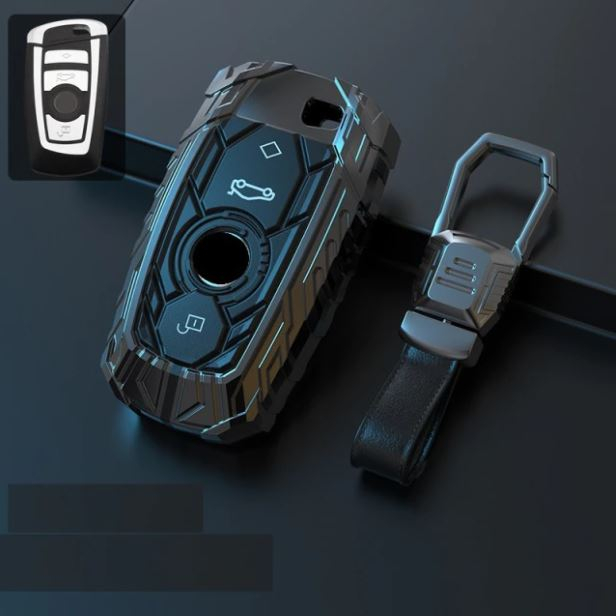 Husa Breloc Protectie Cheie Telecomanda Dedicat BMW F01 F02 F06 F10 F11 F13 F25 F30 F31 F32 F34, Gri [2]