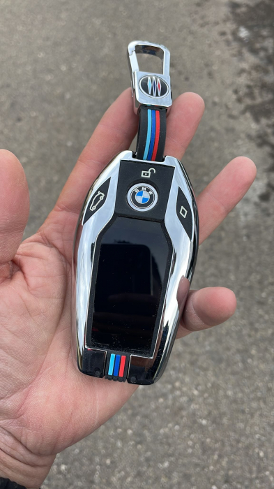 Husa Breloc Protectie Cheie Telecomanda Dedicat BMW G01 G02 G05 G06 G07 G11 G12 G20 G30, Argintiu [6]