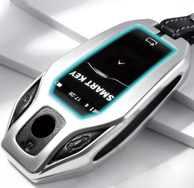 Husa Breloc Protectie Cheie Telecomanda Butoane BMW G01 G02 G05 G06 G07 G15 G20 G21 G22 G30 G31, Argintiu [2]