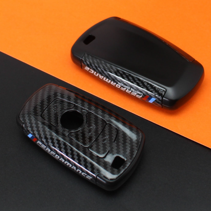 Husa Breloc Protectie Cheie Telecomanda Carbon Performance Limited Edition Dedicat BMW F01 F02 F06 F10 F11 F13 F25 F30 F31 F32 F34 [4]