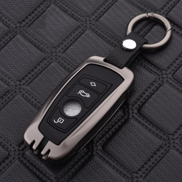 Husa Cheie BMW Zinc cu Breloc, Gri H0028 [2]