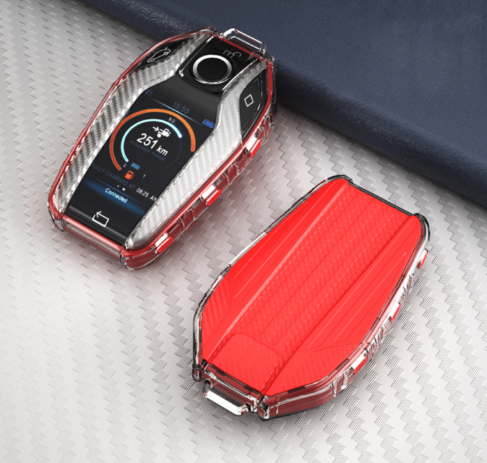 Husa Cheie Smart BMW Carbon Antiamprenta [4]