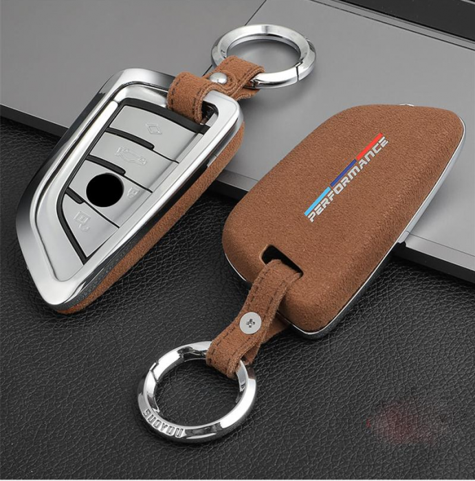 Husa Protectie Cheie Breloc BMW Performance, Maro [2]