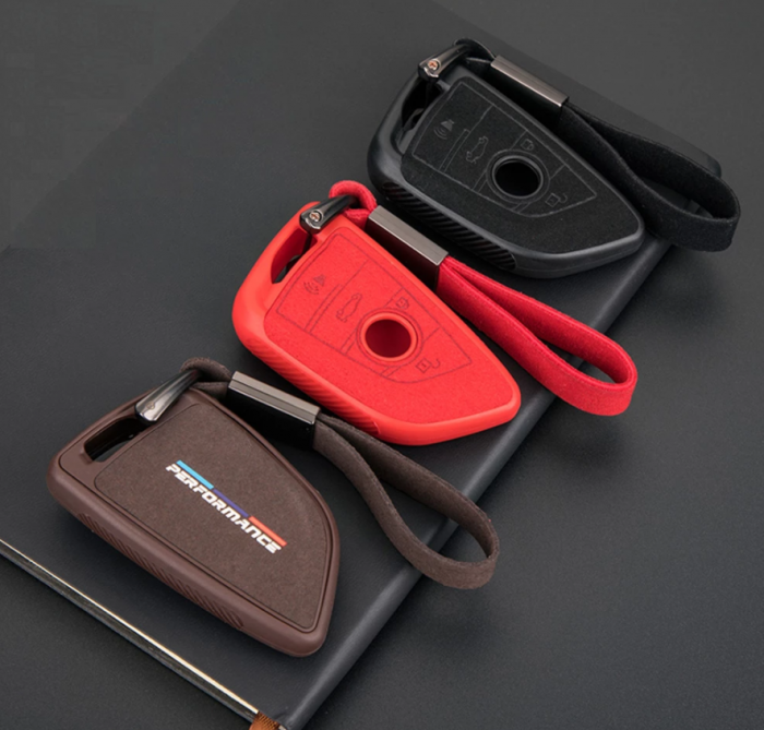 Husa Protectie Cheie Breloc BMW Performance, Maro [3]