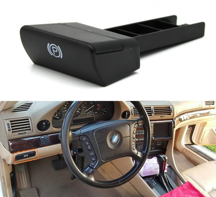 Levier Maner Frana de Mana Dedicat BMW Seria 7 E39 [5]