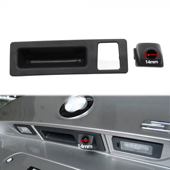 Maner Buton Deschidere Portbagaj Haion Dedicat BMW Compatibile, cu camera [3]