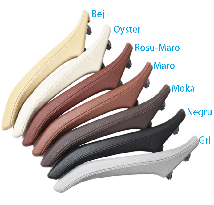 Maner Complet Usa Portiera Dedicat BMW Seria 5 F10 F11, Dreapta, Negru [4]