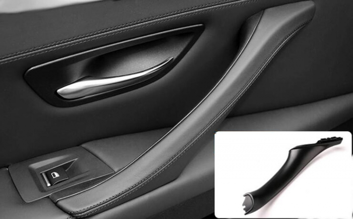 Maner Interior Usa Dedicat BMW Seria 5 F10 F11, Stanga, Negru [2]