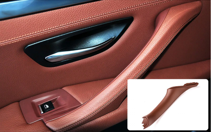 Maner Interior Usa Dedicat BMW Seria 5 F10 F11, Stanga, Rosu Maro [2]