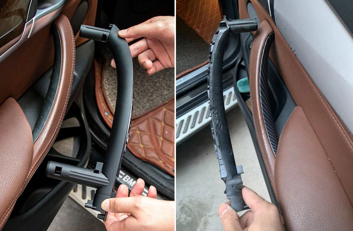Maner Interior Usa Pasager Dedicat BMW X5 X6 F15 F16, Stanga, Negru [2]