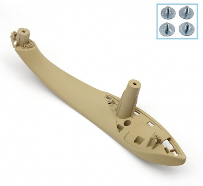 Maner Interior Usa Portiera Dedicat BMW F30 F31 F35 F36 F80, Dreapta Spate, Bej [1]