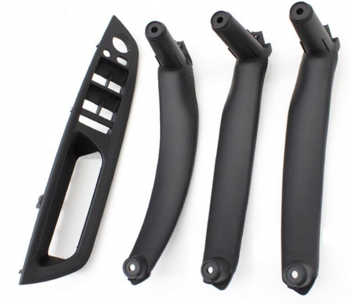 Set 4 Manere Interior Usa Dedicat BMW X5 X6 E70 E71, Negru [1]