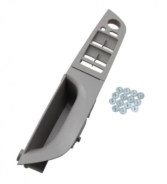 Maner Ornament Butoane Gemuri Oglinzi Sofer BMW Seria 3 E90 E91, Stanga, Gri [1]