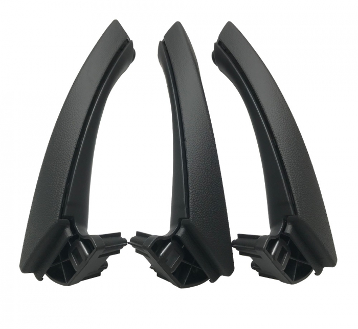 Set 3 Manere Complete Usi Portiere Dedicat BMW Seria 3 E90 E91 E92 E93, Negru [1]