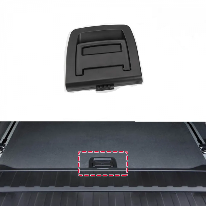 Maner Ornament Tava Portbagaj Dedicat BMW X5 X6 E70 E71 E60 E61 F15 F16, Negru, fara yala [3]