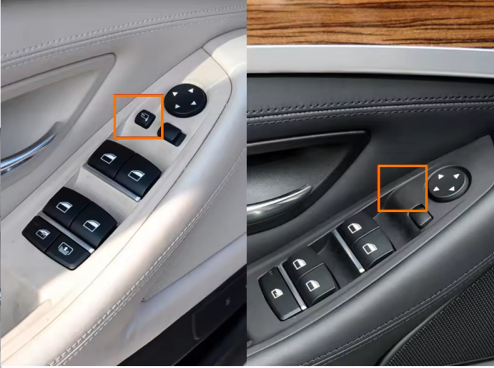 Maner Usa Portiera Dedicat BMW Seria 5 F10 F11, Stanga, Negru [4]