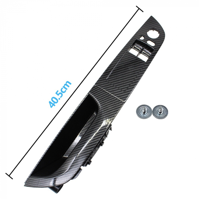Maner Ornament Butoane Gemuri Oglinzi Sofer BMW Seria 3 M3 E92, Stanga, Negru Carbon [1]