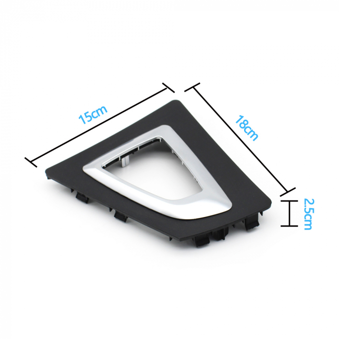 Trim Ornament Masca Schimbator Selector Viteze Dedicat BMW 3GT 4 F30 F31 F34 F35 F32 F33 F36, Negru [2]