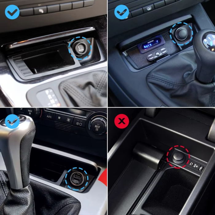 Mufa 12v Priza Bricheta Scrumiera Fata Dedicat BMW E90 E91 E92 E93 [3]