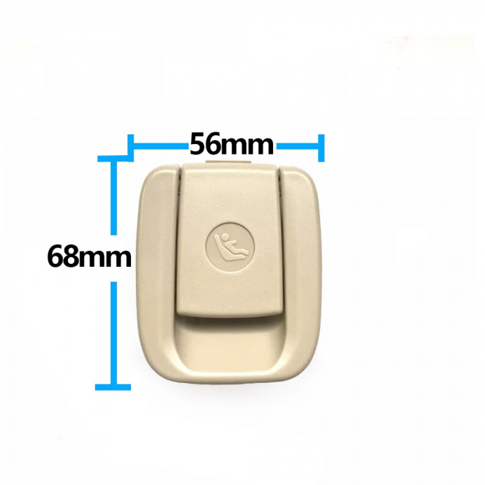 Trim Ornament Capac Masca Bancheta Suport ISOFIX Dedicat BMW F45 F46 X1 F48 F49 X2 F39, Bej [2]