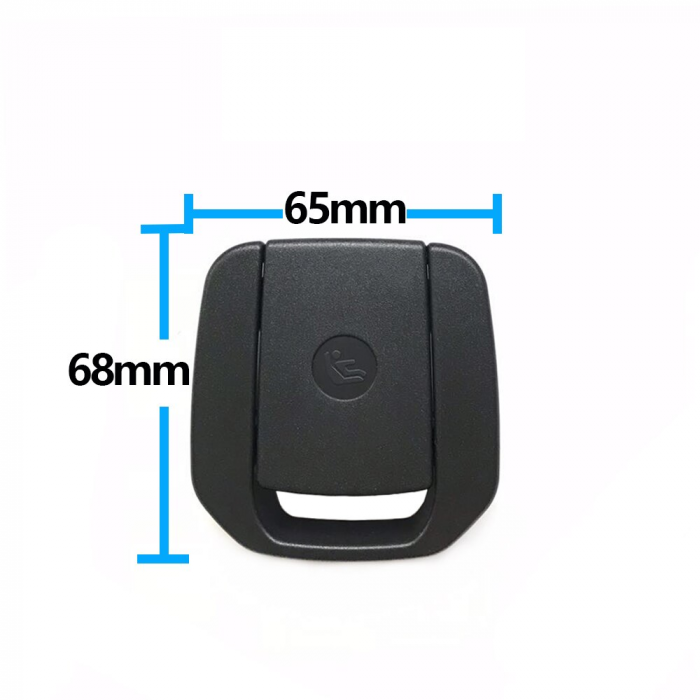 Trim Ornament Capac Masca Bancheta Suport ISOFIX Dedicat BMW F20 F21 F22 F23 F87 F30 F31 F35, Negru [3]
