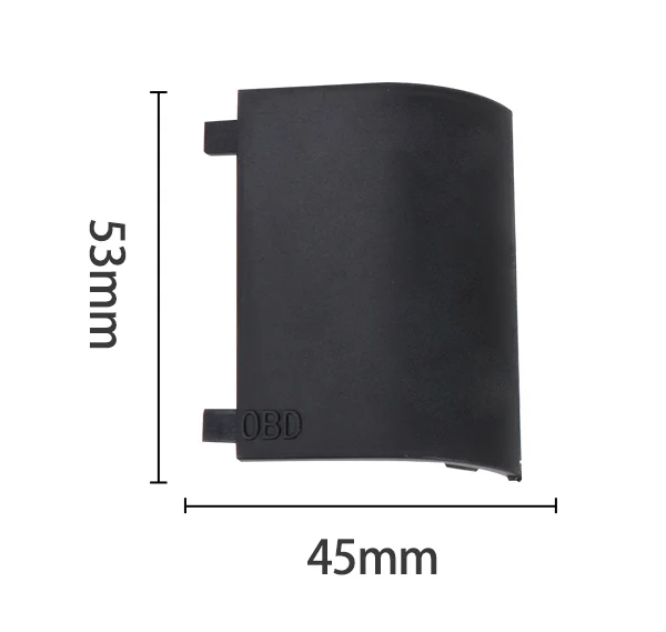 Trim Ornament Capac Masca Mufa OBD Dedicat BMW Seria 7 E65 E66, Negru [2]