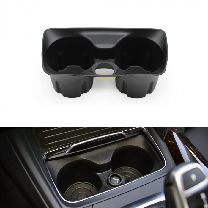 Ornament Masca Cauciuc Suport Pahare Dedicat BMW Seria 3 4 F30 F31 F34 F35 F32 F33 F36 F82, cu bricheta [2]
