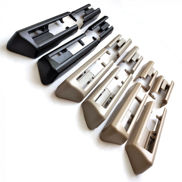 Set 4 Piese Ornament Masca Sina Scaun Fata Dedicat BMW F01 F02 F07 F10 F11, Facelift, Bej [3]