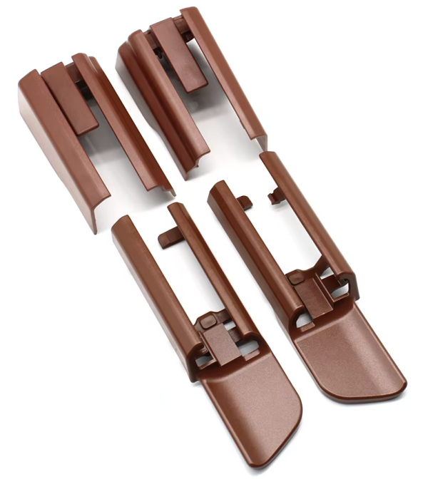 Set 4 Piese Ornament Masca Sina Scaun Fata Dedicat BMW G11 G12, Maro [1]