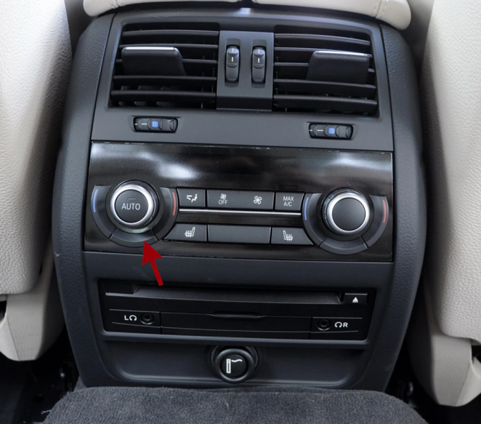 Trim Ornament Masca Consola Clima Cotiera Spate Dedicat BMW F01 F02 F06 F07 F10 F11 F15 F16, Facelift [3]