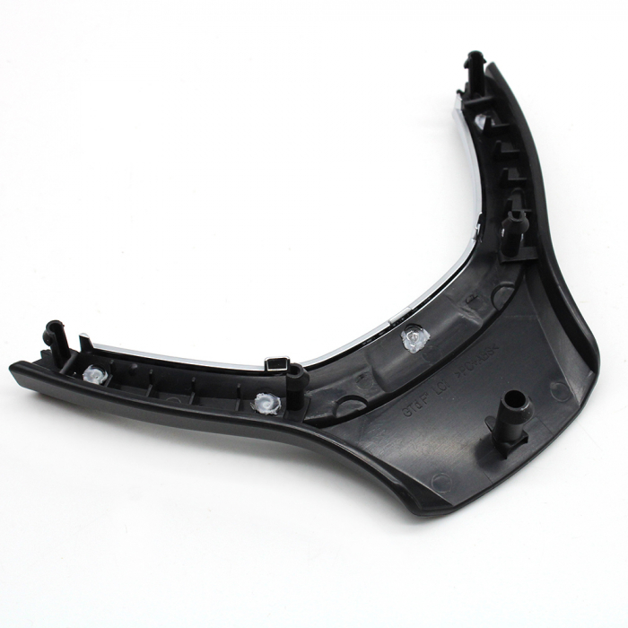 Trim Ornament Masca Volan Stock Dedicat BMW F01 F02 F10 F11 F12, NonFacelift, Negru [2]
