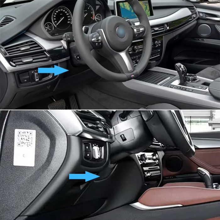 Ornament Spuma Baza Volan Dedicat BMW X5 X6 F15 F16 [5]