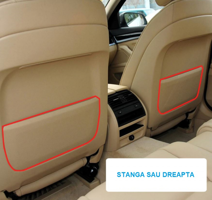 Ornament Panou Buzunar Scaun Dedicat F01 F02 F07 F10 F11, Standard, NonFacelift, Bej [2]