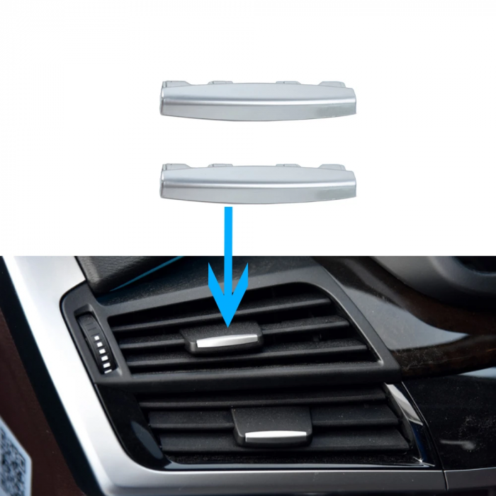Set 2 Piese Ornamente Pini Grila Ventilatie Aer BMW X5 X6 X5M X6M F15 F16 F85 F86 [2]