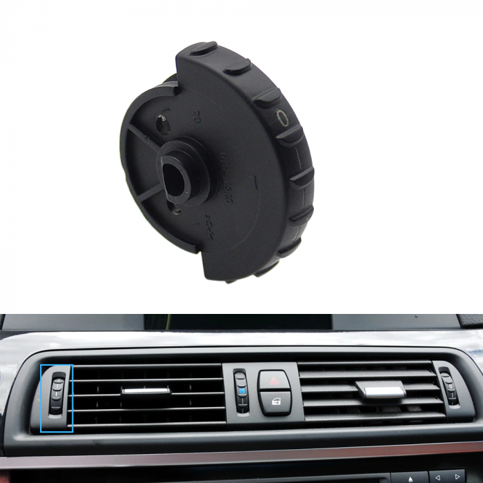 Rotita Buton Volum Aer Grila Ventilatie Dedicat BMW F10 F11, Central Stanga [2]