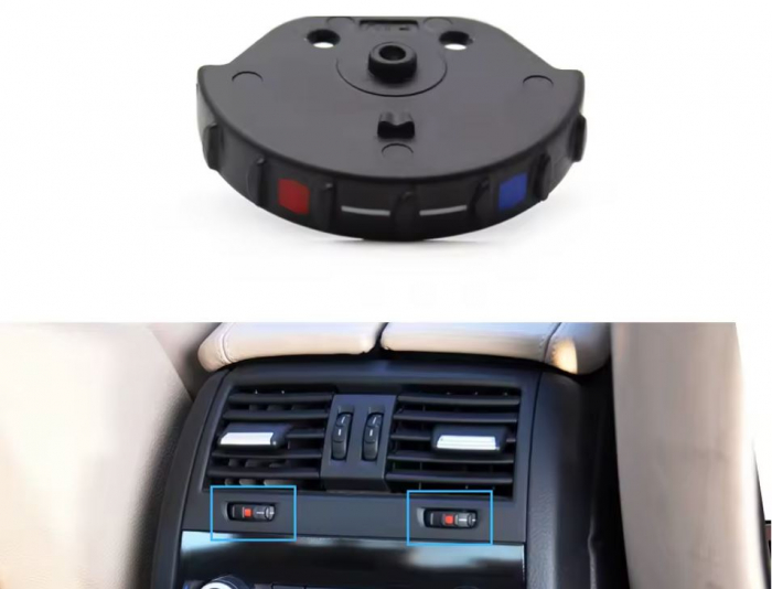 Rotita Buton Volum Aer Grila Ventilatie Dedicat BMW F10 F11, Grila spate [2]