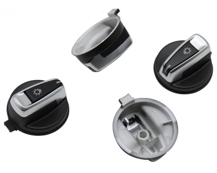 Buton Capac Selectie Lumini Dedicat BMW E81 E82 E84 E87 E88 E90 E91 E92 E93, Negru [3]