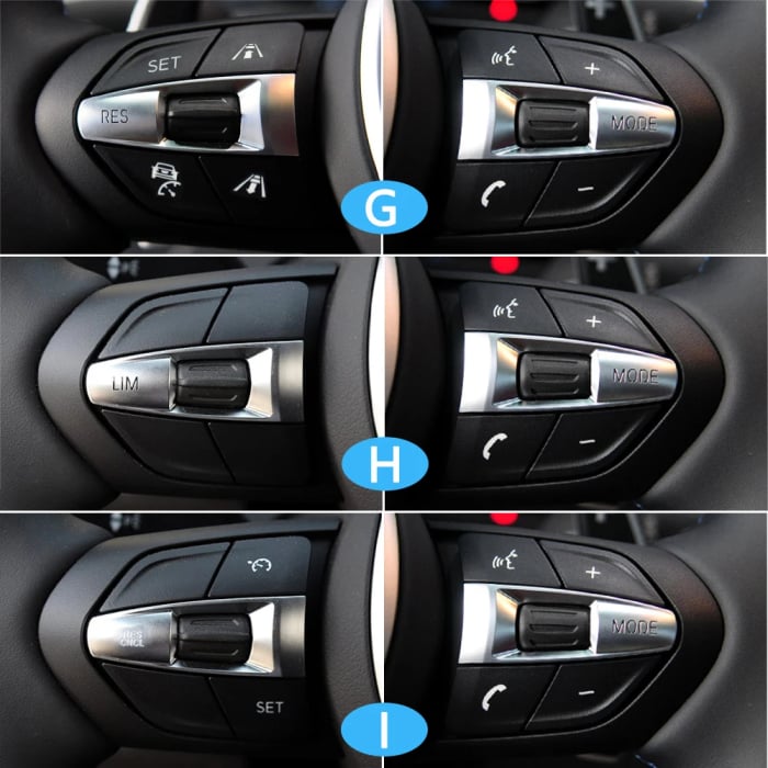 Set 10 Butoane Volan M Dedicat BMW  F10 F11 F30 F31 F34 F01 F02 F07 F06 F12 F25 F26 F15 F16 M2 M3 M4 M5 X5M X6M, Model A [6]