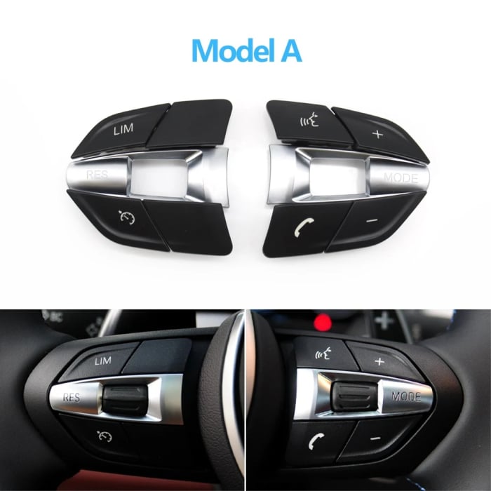 Set 10 Butoane Volan M Dedicat BMW  F10 F11 F30 F31 F34 F01 F02 F07 F06 F12 F25 F26 F15 F16 M2 M3 M4 M5 X5M X6M, Model A [3]