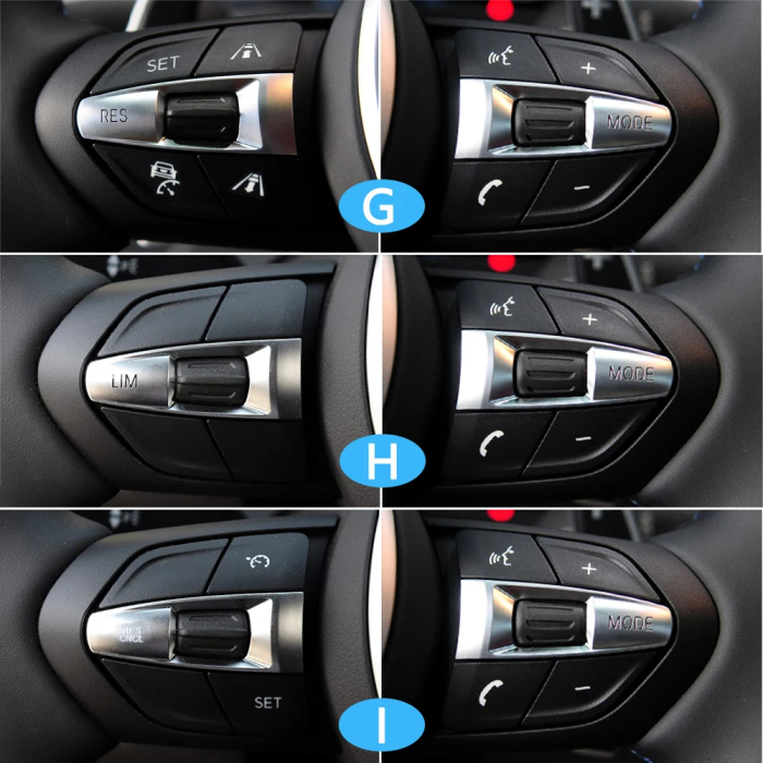 Set 10 Butoane Volan M Dedicat BMW  F10 F11 F30 F31 F34 F01 F02 F07 F06 F12 F25 F26 F15 F16 M2 M3 M4 M5 X5M X6M, Model K [6]