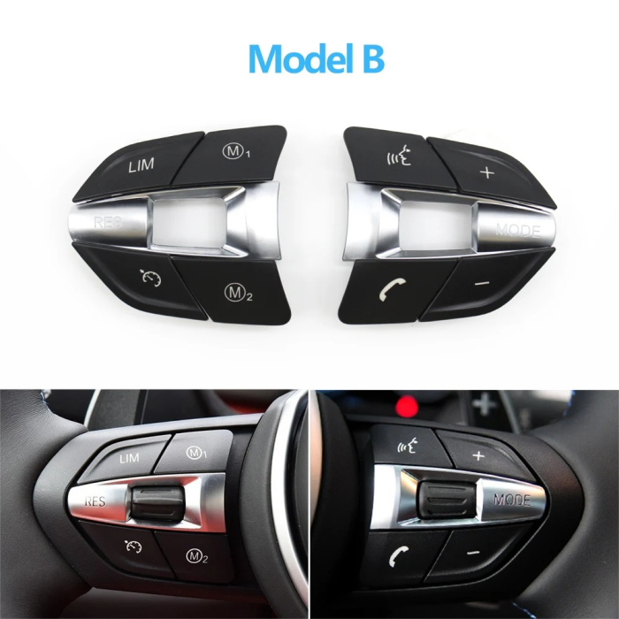 Set 10 Butoane Volan M Dedicat BMW  F10 F11 F30 F31 F34 F01 F02 F07 F06 F12 F25 F26 F15 F16 M2 M3 M4 M5 X5M X6M, Model B [2]