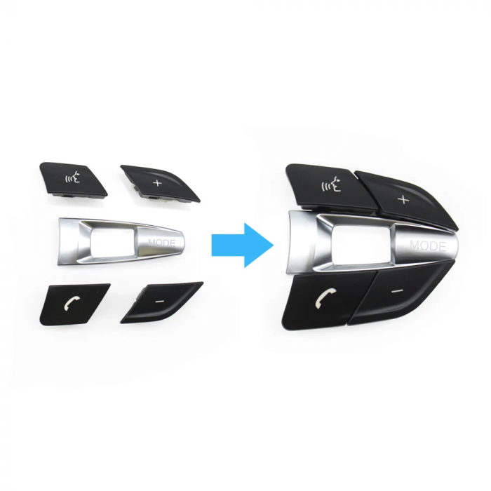 Set 10 Butoane Volan M Dedicat BMW  F10 F11 F30 F31 F34 F01 F02 F07 F06 F12 F25 F26 F15 F16 M2 M3 M4 M5 X5M X6M, M1 M2 [4]