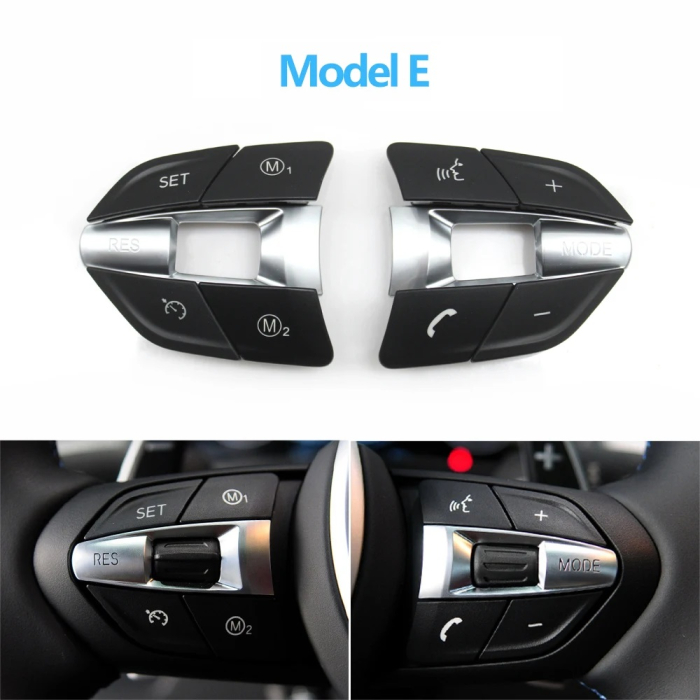 Set 10 Butoane Volan M Dedicat BMW  F10 F11 F30 F31 F34 F01 F02 F07 F06 F12 F25 F26 F15 F16 M2 M3 M4 M5 X5M X6M, Model E [2]