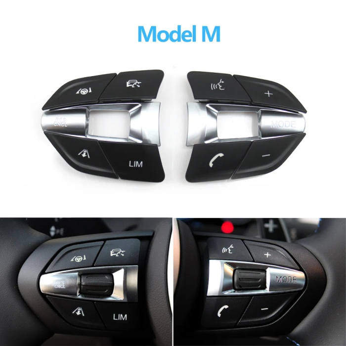Set 10 Butoane Volan M Dedicat BMW  F10 F11 F30 F31 F34 F01 F02 F07 F06 F12 F25 F26 F15 F16 M2 M3 M4 M5 X5M X6M, Model M [2]