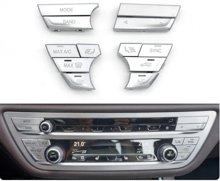 Set 12 Butoane Panou Clima Dedicat BMW G30 G31 G32 G11 G12, Model C [4]