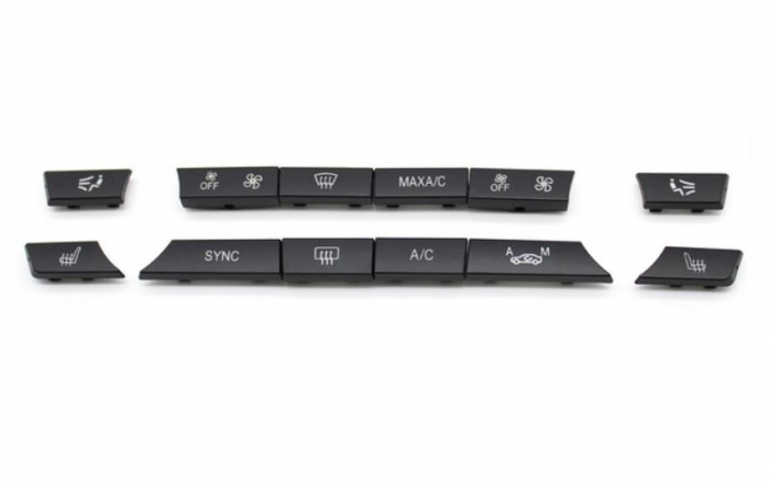 Set 12buc Butoane Consola Clima Ventilatie AC Aer Dedicat BMW F01 F02 F06 F07 F10 F11 F13 F15 F16, Facelift [1]