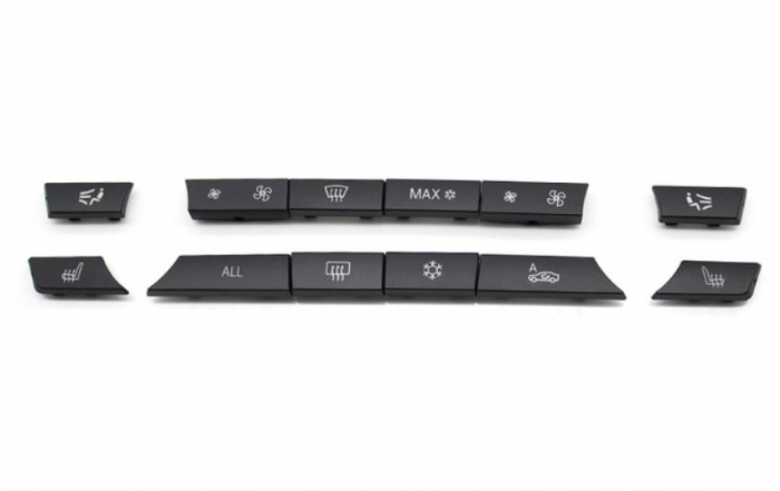 Set 12buc Butoane Consola Clima Ventilatie AC Aer Dedicat BMW F01 F02 F06 F07 F10 F11 F13 F15 F16, NonFacelift [1]