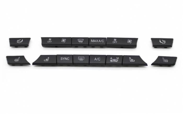Set 14buc Butoane Consola Clima Ventilatie AC Aer BMW F01 F02 F06 F07 F10 F11 F13 F15 F16, Facelift [1]