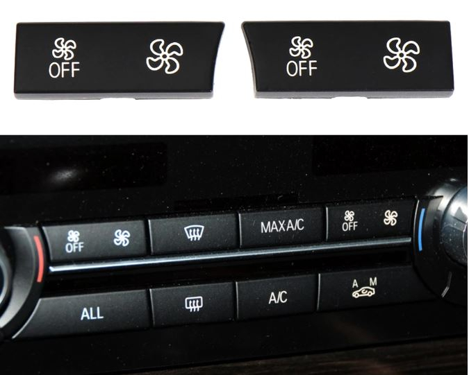 Set 2 Butoane Volum Ventilatie Clima BMW F10 F11 F01 F02 F06 F12 F15 F16, Facelift, din set 12buc [2]