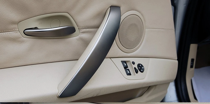 Set 2 Manere Exterioare Maner Usa Portiera Dedicat BMW Z4 E85 E86, Argintiu Mat [3]